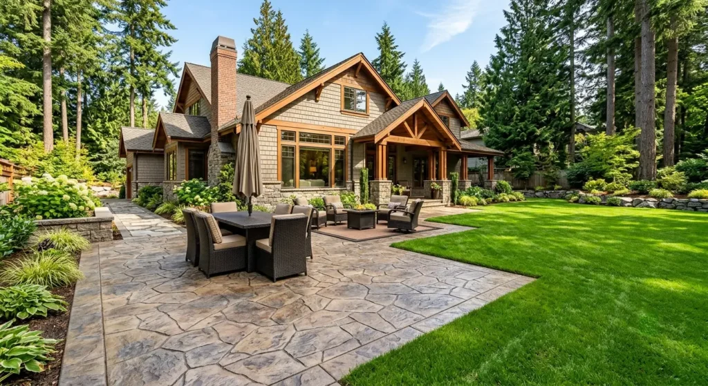 stamped concrete Sammamish WA